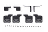 R/C Scale Accessories : Front & Rear Skid Plate For Traxxas TRX-4 Ford Bronco (82046-4) - 28Pc Set Black