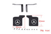 R/C Scale Accessories : Front & Rear Skid Plate For Traxxas TRX-4 Mercedes-Benz G500 (82096-4) - 28Pc Set Black