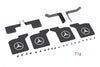 R/C Scale Accessories : Front & Rear Skid Plate For Traxxas TRX-4 Mercedes-Benz G500 (82096-4) - 28Pc Set Black