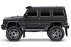 R/C Scale Accessories : Front & Rear Skid Plate For Traxxas TRX-4 Mercedes-Benz G500 (82096-4) - 28Pc Set Black