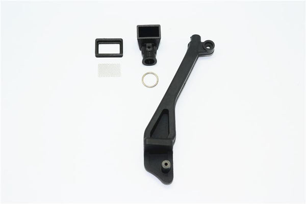 R/C Scale Accessories : Simulation Air Intake Rolling Head Snorkel For TRX-4 Crawler - 1 Set Black