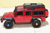 Traxxas TRX-4 Trail Defender Crawler Aluminum Hex Adapters For Front Or Rear Wheels (17mm Hex, 19mm Long) - 1Pr Set Red