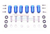 Traxxas TRX-6 Mercedes-Benz G63 (88096-4) Aluminum Hex Adapters 23mm Thick - 30Pc Set Blue