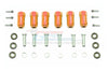 Traxxas TRX-6 Mercedes-Benz G63 (88096-4) Aluminum Hex Adapters 23mm Thick - 30Pc Set Orange