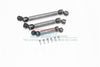 Traxxas TRX-6 Mercedes-Benz G63 (88096-4) Steel+Aluminium Front + Center + Rear CVD Drive Shaft - 3Pc Set Gray Silver