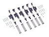 Traxxas TRX-6 Mercedes-Benz G63 (88096-4) Aluminum  L-Shape Piggy Back Spring Dampers 90mm + Adjustable Damper Mount (Multiple Positioning Holes) - 42Pc Set Black