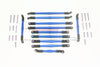Traxxas TRX-6 Mercedes-Benz G63 (88096-4) Aluminum Adjustable Upper & Lower Suspension Links - 11Pc Set Blue