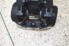 Aluminum Servo Forward Front Bumper + D-Rings For Traxxas TRX-6 Mercedes-Benz G63 (88096-4) - 15Pc Set Black