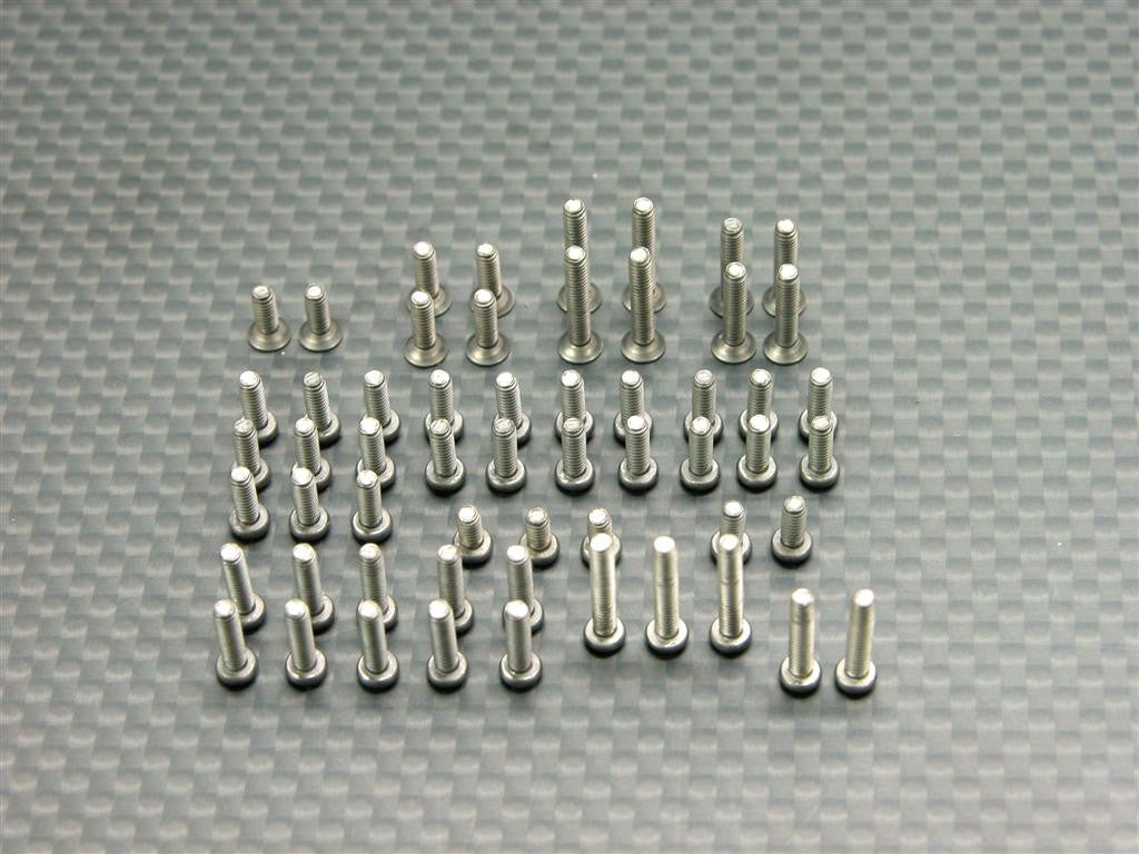 Team Losi Mini-T Titanium Full Screws Set - 57 Pcs Set