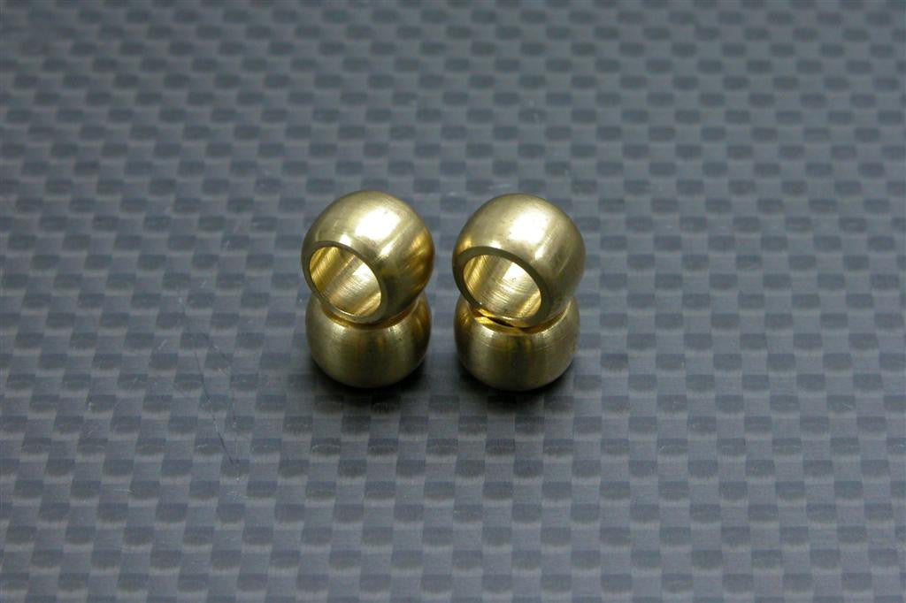 Tamiya TT-01 & TT-01D Bronze 10mm Ball For Up/Lower Arm Set - 4Pcs