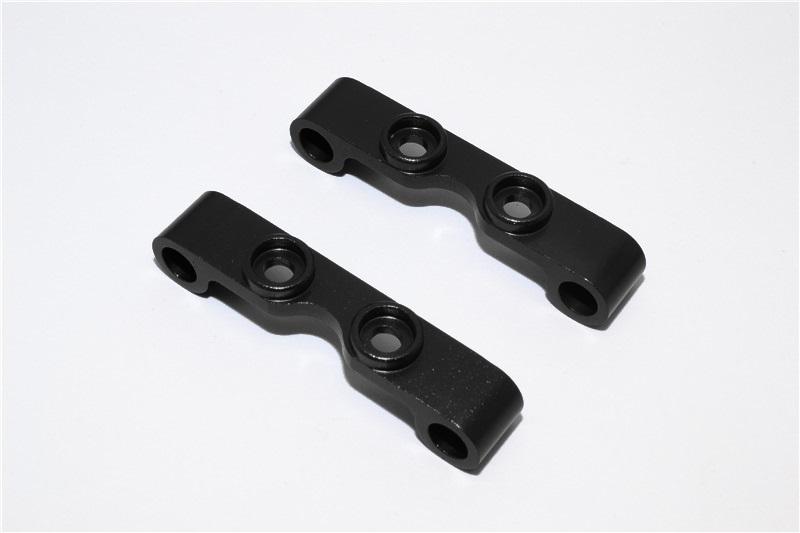 Tamiya TT-01 Aluminum Front/Rear Upper Arm Mount - 1Pr Black