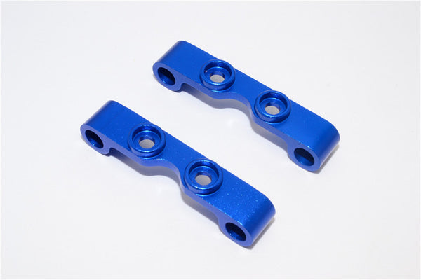 Tamiya TT-01 & TT-01D Aluminum Front/Rear Upper Arm Mount - 1Pr Blue