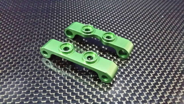 Tamiya TT-01 & TT-01D Aluminum Front/Rear Upper Arm Mount - 1Pr Green