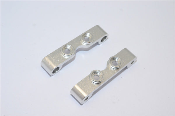 Tamiya TT-01 & TT-01D Aluminum Front/Rear Upper Arm Mount - 1Pr Silver