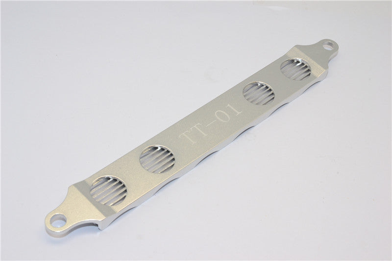 Tamiya TT-01 & TT-01D Aluminum 6 Cells Battery Hold Down Strap - 1Pc Silver