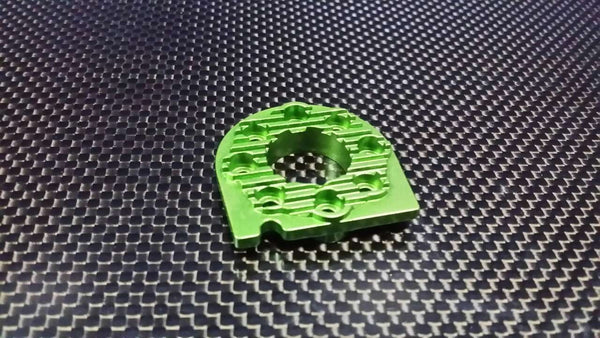 Tamiya TT-01 & TT-01D Aluminum Motor Mount Plate With Heat Sink - 1Pc Green