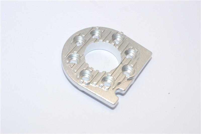 Tamiya TT-01 & TT-01D Aluminum Motor Mount Plate With Heat Sink - 1Pc Silver