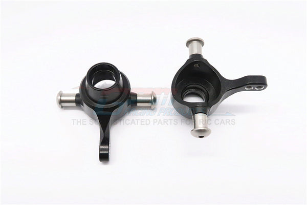 Tamiya TT-01 Aluminum Front Knuckle Arm Set - 1Pr Black