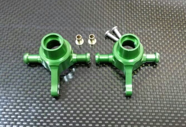 Tamiya TT-01 & TT-01D Aluminum Front Knuckle Arm Set - 1Pr Green