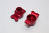Tamiya TT-01 & TT-01D Aluminum Rear Knuckle Arm Set - 1Pr Red