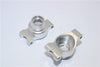 Tamiya TT-01 & TT-01D Aluminum Rear Knuckle Arm Set - 1Pr Silver