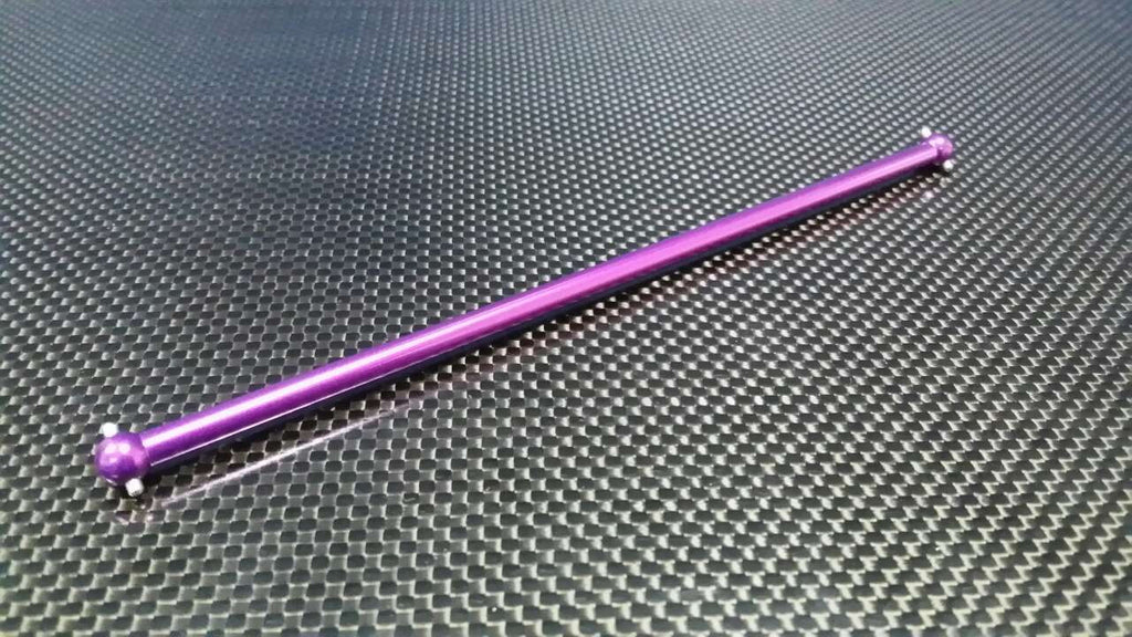Tamiya TT-01 & TT-01D Aluminum Main Shaft - 1Pc Purple