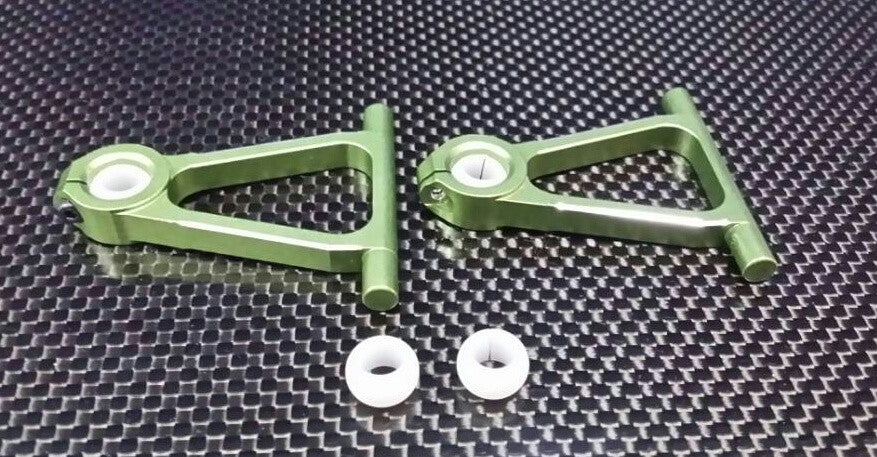 Tamiya TT-01 & TT-01D Aluminum Front Upper Arm Set - 1Pr Green