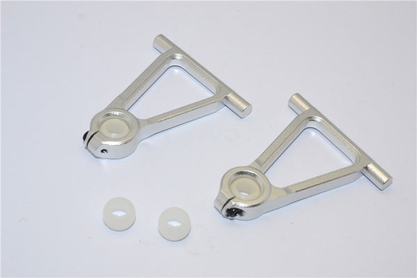 Tamiya TT-01 & TT-01D Aluminum Front Upper Arm Set - 1Pr Silver