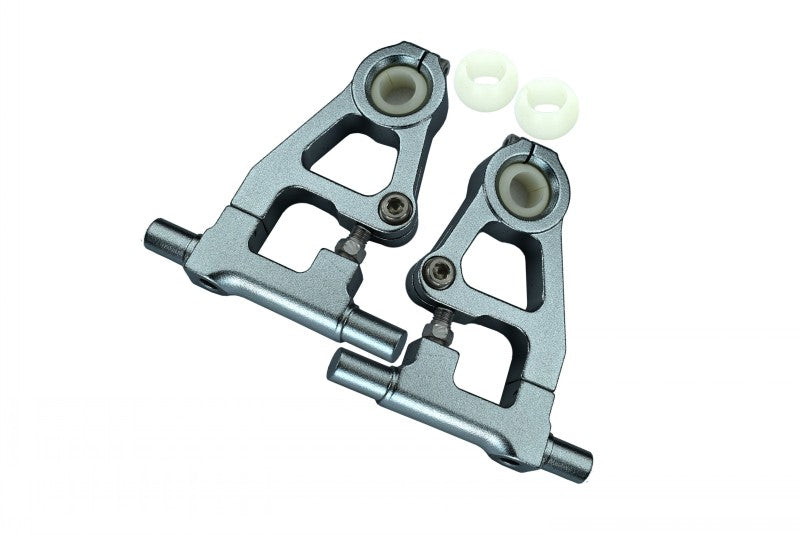 Tamiya TT-01D, TT-01 XB Pro Aluminum Front Upper Arm - 1Pr (Drift) Gray Silver