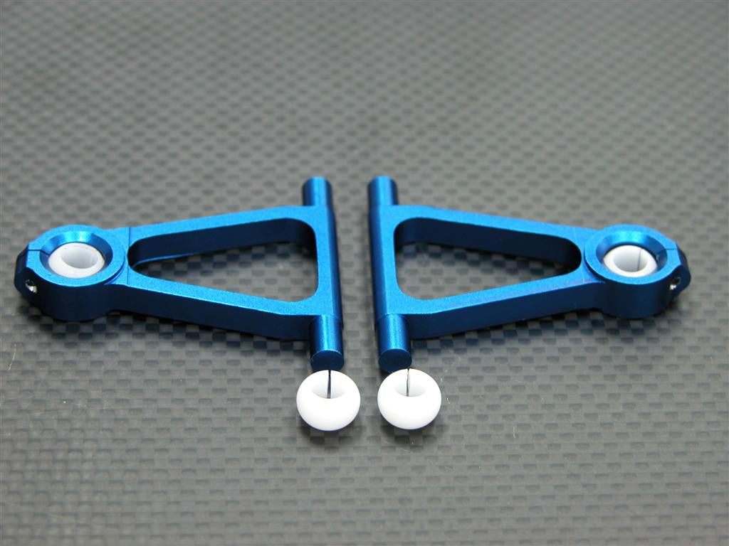 Tamiya TT-01 & TT-01D Aluminum Front Upper Arm Set - 1Pr Blue
