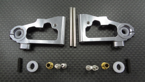 Tamiya TT-01D, TT-01 XB Pro Aluminum Front Lower Arm - 1Pr (Drift) Gray Silver