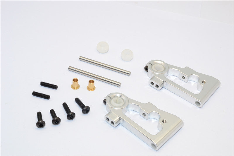 Tamiya TT-01D, TT-01 XB Pro Aluminum Front Lower Arm - 1Pr (Drift) Silver
