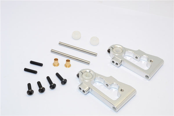 Tamiya TT-01D, TT-01 XB Pro Aluminum Front Lower Arm - 1Pr (Drift) Silver