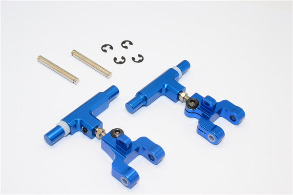 Tamiya TT-01D, TT-01 XB Pro Aluminum Rear Upper Arm - 1Pr (Drift) Blue