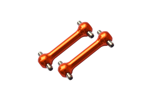 Tamiya TT-01 / TT-01D / TT-02 Aluminum Front/Rear Dog Bone (31mm) - 1Pr Orange