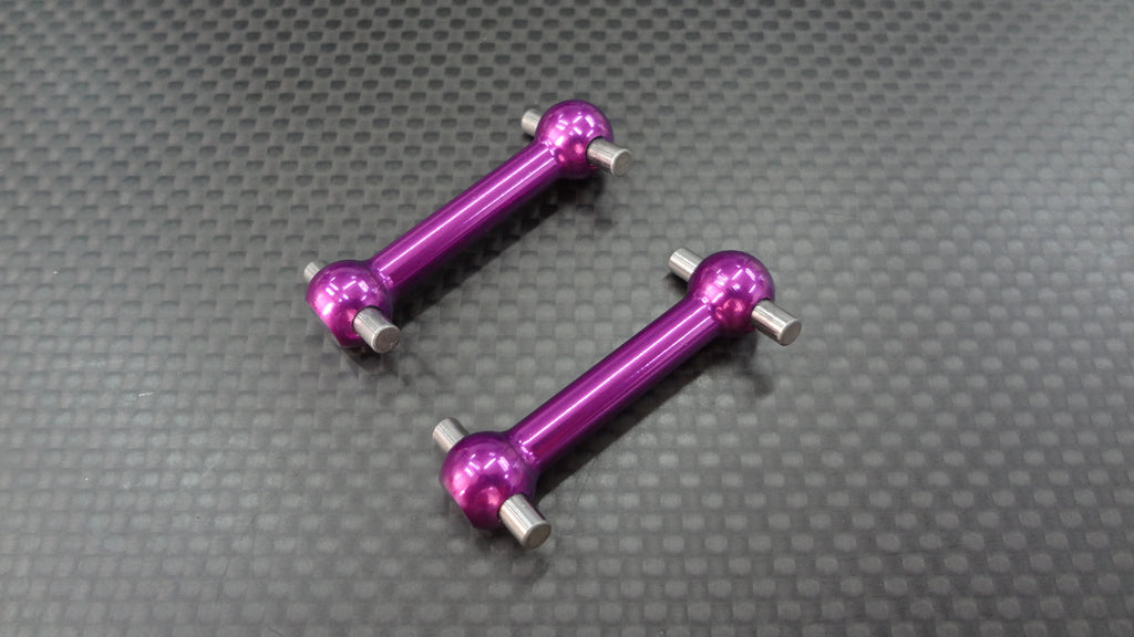 Tamiya TT-01 / TT-01D / TT-02 Aluminum Front/Rear Dog Bone (31mm) - 1Pr Purple