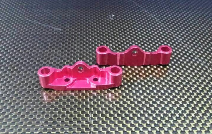 Tamiya TT-02 Aluminum Front & Rear Lower Arm Bulk - 1Pr Pink
