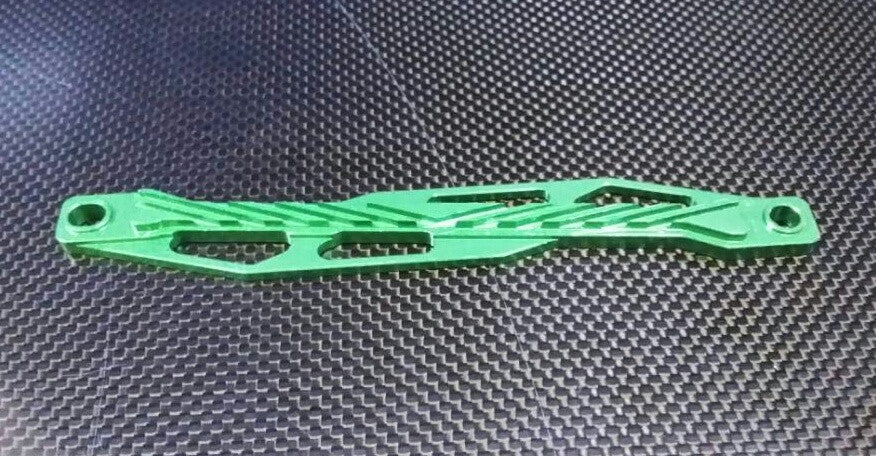 Tamiya TT-02 Aluminum Battery Holder Plate With Heat Sink - 1Pc Green