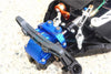 Tamiya TT-02 / TT-02T Aluminum Front Or Rear Gearbox Cover + Upper Arm Stabilizer - 1 Set Blue