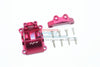 Tamiya TT-02 / TT-02T Aluminum Front Or Rear Gearbox Cover + Upper Arm Stabilizer - 1 Set Red