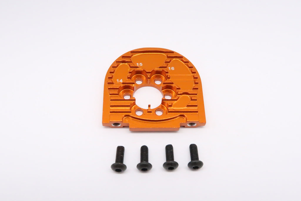 Tamiya TT-02 Aluminum Adjustable Motor Mount (For 14T-16T) - 1Pc Gold