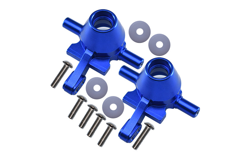 Tamiya TT-02 Aluminum Front Knuckle Arm - 1Pr Blue