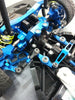 Tamiya TT-02 Aluminum Steering Assembly - 1 Set Red