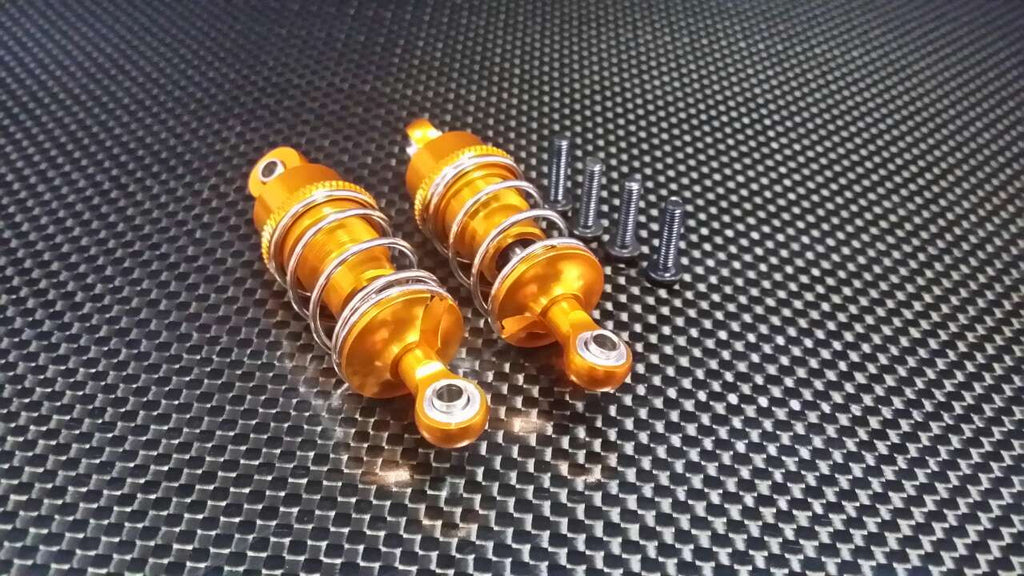 Tamiya TT-02 Aluminum Front/Rear Adjustable Aluminum Ball Top 53mm Damper - 1Pr Gold