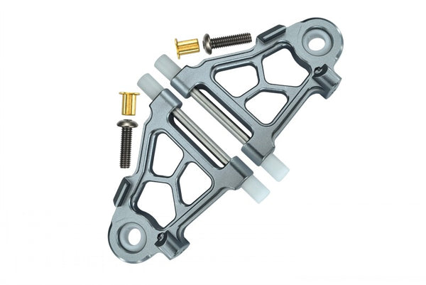 Tamiya TT-02 Aluminum Front Lower Arm - 1Pr Gray Silver