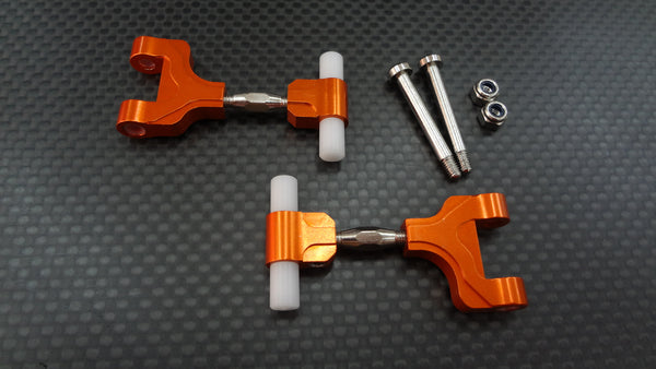 Tamiya TT-02 Aluminum Rear Adjustable Upper Arm - 1Pr Orange