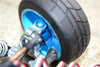 Tamiya TT02B Aluminum Front Knuckle Arm - 1Pr Green