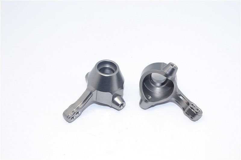 Tamiya TT02B & DF-02 Aluminum Front Knuckle Arm - 1Pr Gray Silver