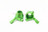 Tamiya TT02B Aluminum Front Knuckle Arm - 1Pr Green