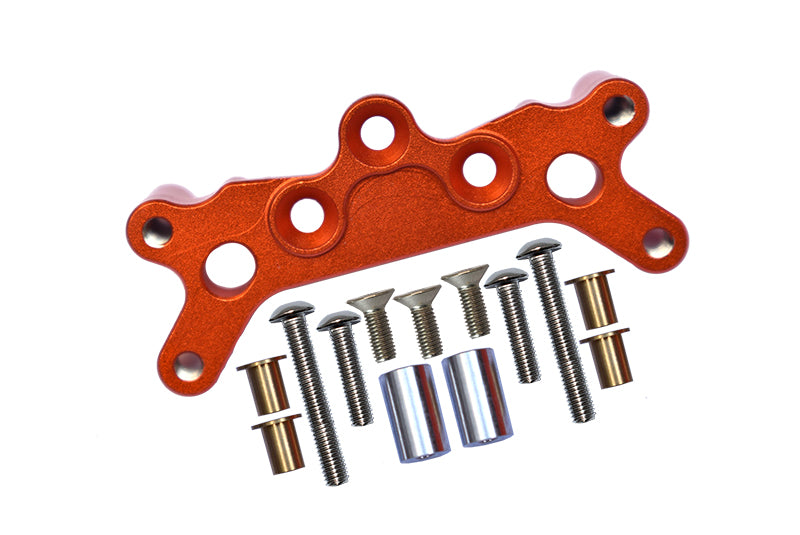 Tamiya TT02B Aluminum Front Damper Plate - 1Pc Orange